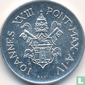 Vatican 1 lira 1962 - Image 2