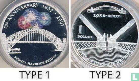 Australië 1 dollar 2007 (PROOF - type 1) "75th anniversary of Sydney Harbour Bridge" - Afbeelding 3