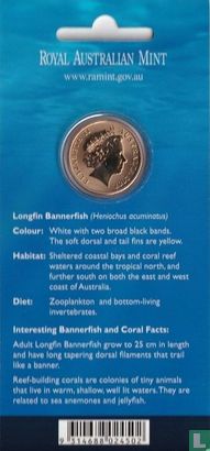 Australie 1 dollar 2007 (folder) "Longfin bannerfish" - Image 2