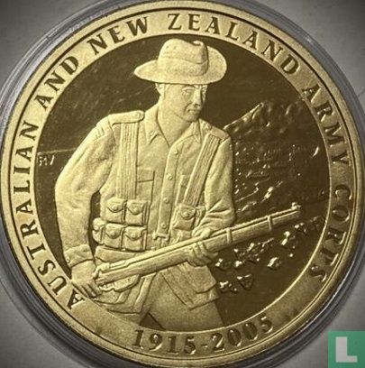 Australie 1 dollar 2005 (PROOFLIKE) "90 years Australian and New Zealand Army Corps" - Image 2