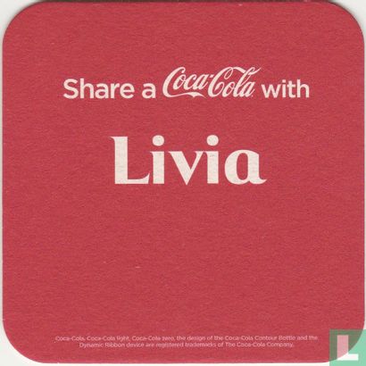  Share a Coca-Cola with Livia /Melanie - Afbeelding 1