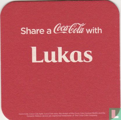  Share a Coca-Cola with Lukas / Maxime - Afbeelding 1