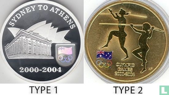 Australie 5 dollars 2004 "From Sydney to Athens" - Image 3