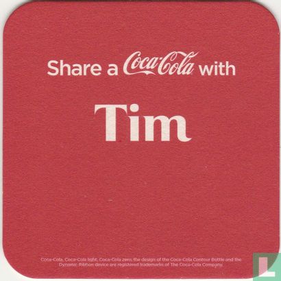  Share a Coca-Cola with  Kevin /Tim - Afbeelding 2
