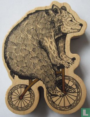 beer op fiets - Afbeelding 1
