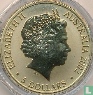Australië 5 dollars 2002 (type 2) "Commonwealth Games in Manchester" - Afbeelding 1