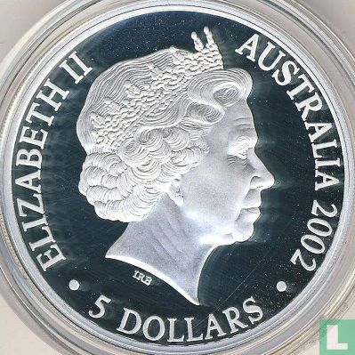 Australië 5 dollars 2002 (PROOF) "Commonwealth Games in Manchester" - Afbeelding 1