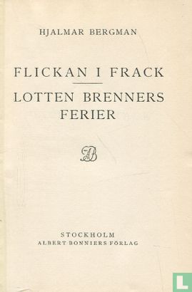 Flickan i frack + Lotten Brenners ferier - Afbeelding 2