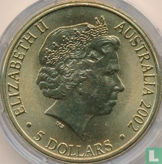 Australië 5 dollars 2002 (type 3) "Commonwealth Games in Manchester" - Afbeelding 1