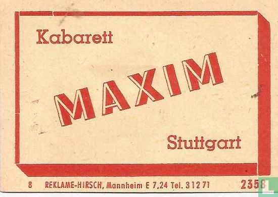 Kabarett Maxim