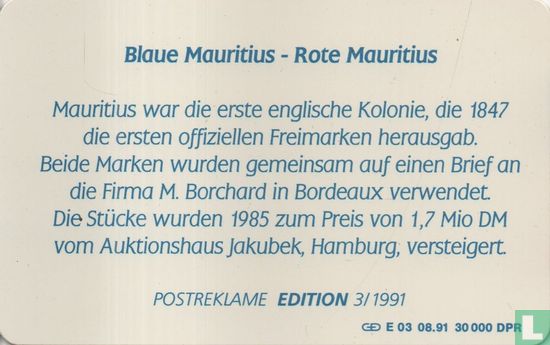 Blaue Mauritius - Rote Mauritius - Afbeelding 2