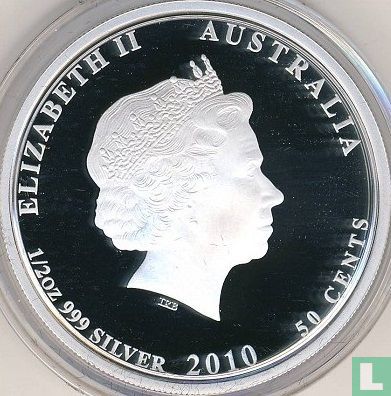 Australië 50 cents 2010 (PROOF) "Seahorse" - Afbeelding 1