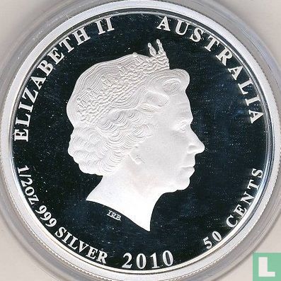 Australia 50 cents 2010 (PROOF) "Moray eel" - Image 1