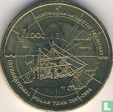 Australië 1 dollar 2007 "International Polar Year" - Afbeelding 2