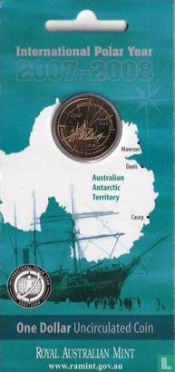 Australie 1 dollar 2007 (folder) "International Polar Year" - Image 1