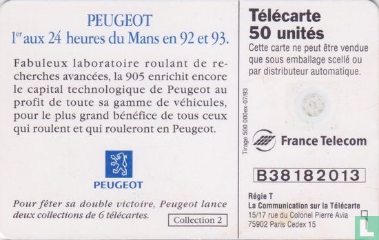Peugeot 24 Heures du Mans 92 et 93 - Afbeelding 2