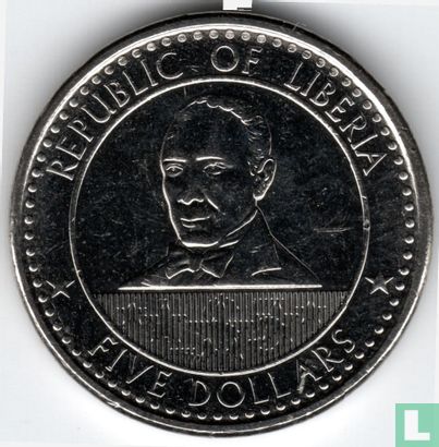 Liberia 5 dollars 2022 - Afbeelding 2