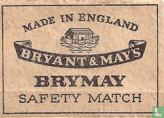 Made in England - Bryant & May's - Brymay