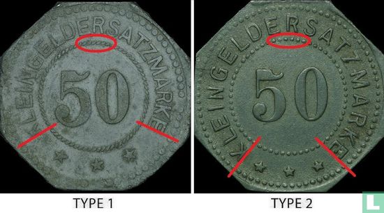 Wittenberg 50 pfennig 1917 (type 1) - Afbeelding 3