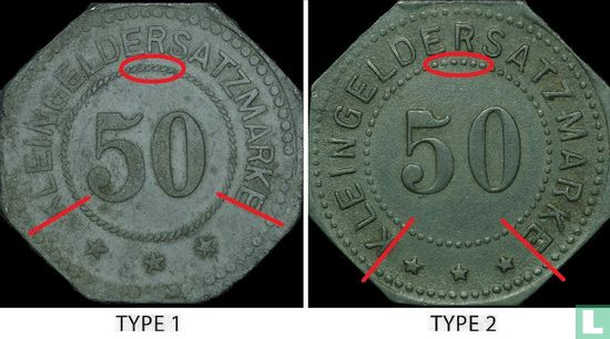 Wittenberg 50 pfennig 1917 (type 2) - Afbeelding 3