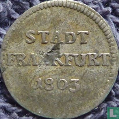 Frankfurt am Main 1 kreuzer 1803 - Image 1