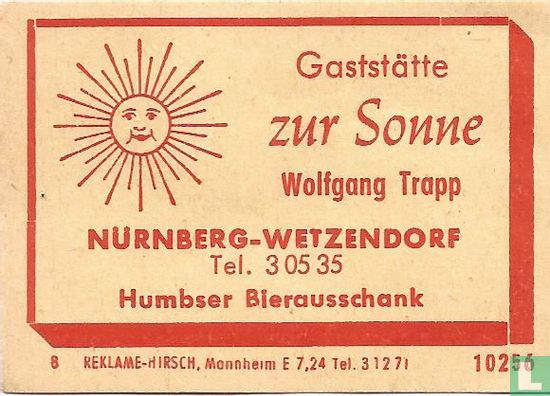 Gaststätte Zur Sonne - Wolfgang Trapp
