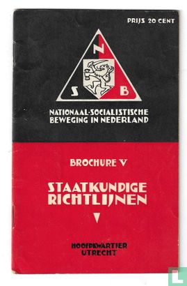Nationaal Socialistische Beweging in Nederland 5 - Staatskundige Richtlijnen - Image 1