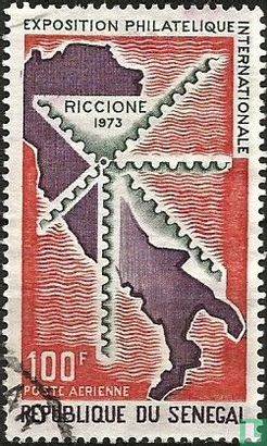 internationale postzegeltentoonstelling, RICCIONE