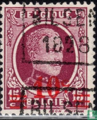 Roi Albert Ier, avec surcharge