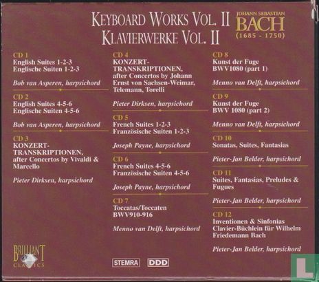 Bach Edition 13: Keyboard Works Vol. II / Klavierwerke Vol. II [volle box]  - Afbeelding 2