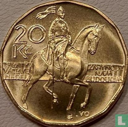 Tsjechië 20 korun 2001 - Afbeelding 2