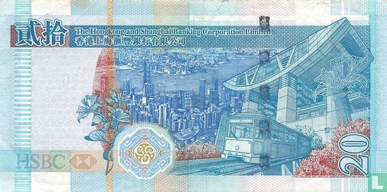 Hong Kong 20 Dollars - Afbeelding 2