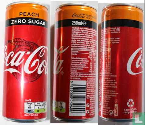 Coca-Cola Zero Peach - 2019