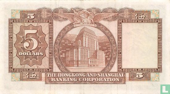 Hongkong 5 Dollar - Bild 2