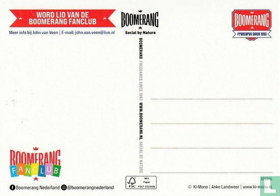 BFC016 - Boomerang Fanclub "De Nederlandse Freecards Catalogus 2022" - Afbeelding 2