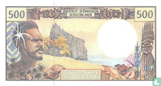Frans-Polynesië 500 Francs (Yves Barroux / Christian Noyer / Patrick Besse) - Afbeelding 2