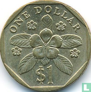 Singapur 1 Dollar 1990 - Bild 2
