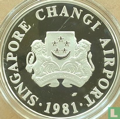 Singapore 5 dollars 1981 (PROOF) "Opening of Changi Airport" - Afbeelding 1
