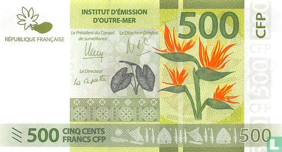 Frans-Polynesië 500 Francs - Afbeelding 1