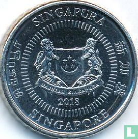 Singapour 50 cents 2018 - Image 1