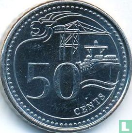 Singapour 50 cents 2018 - Image 2