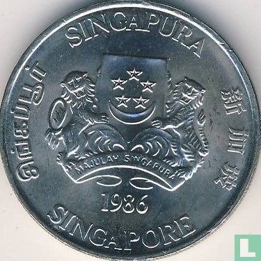 Singapore 1 dollar 1986 - Image 1