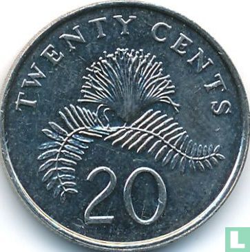 Singapore 20 cents 1999 - Image 2