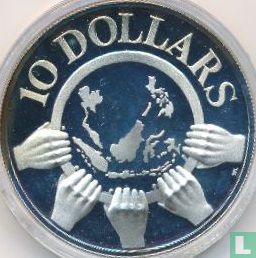 Singapur 10 Dollar 1977 (PP) "10th anniversary of ASEAN" - Bild 2