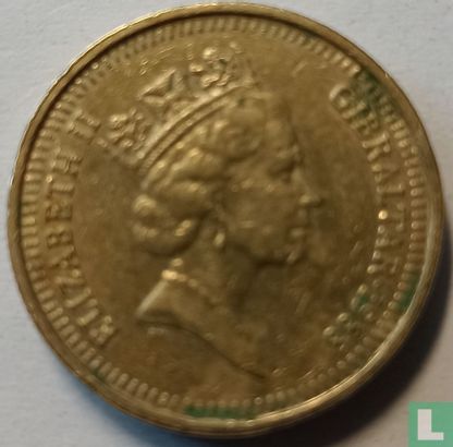 Gibraltar 1 pound 1988 (AA) - Image 1