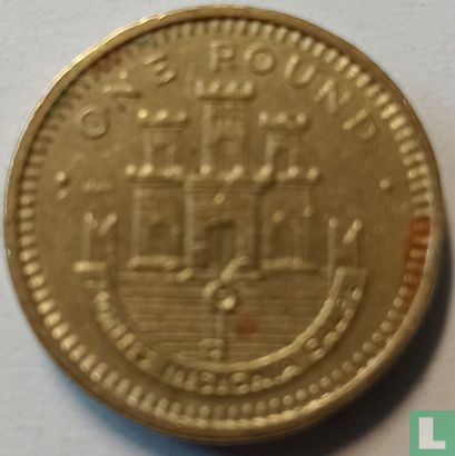 Gibraltar 1 Pound 1988 (AA) - Bild 2