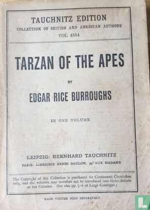 Tarzan of the apes - Afbeelding 1