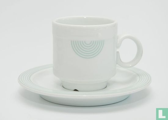 Koffiekop en schotel - Sophie - Groenebogen - Mosa - Afbeelding 1