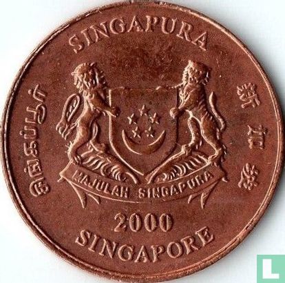 Singapore 1 cent 2000 - Image 1