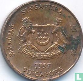 Singapour 1 cent 1997 - Image 1